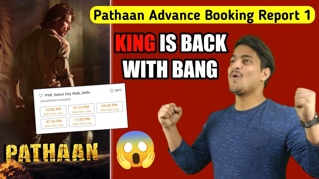 Pathaan Day 1 Advance Booking Report 1 || Pathaan Advance Booking Update || 