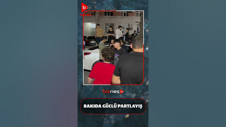 Bakıda güclü partlayış