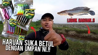 Casting Haruan | Aku Jumpa SOFTPLASTIK MURAH Dan BERKUALITI | Kastking Spartacus Il | Vlog245 screenshot 1