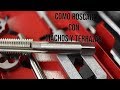 Como hacer roscas con machos y terrajas