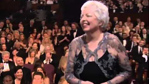 Thelma Schoonmaker winning a Film Editing Oscar for "The Departed"