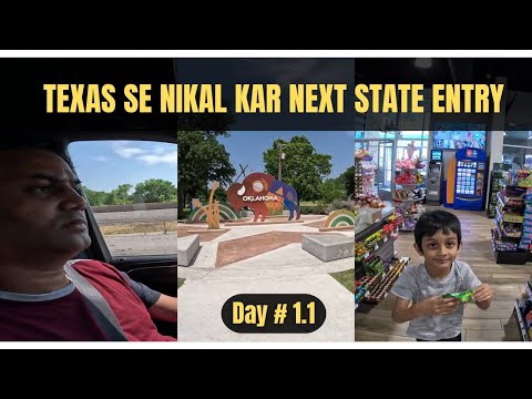 Travel Vlog | USA Tour | Ep# 2 | From College Station Texas To Oklahoma State Border