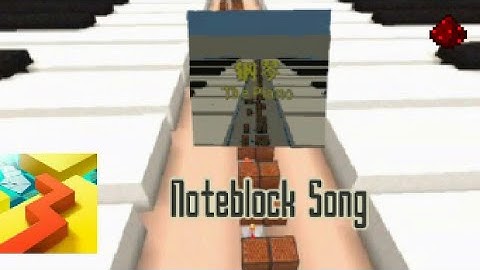 Minecraft Noteblock Song/Dancing Line/The Piano(With Noteblock Sound Addon)