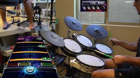 Almost Easy (2xbp) by Avenged Sevenfold Rockband 3 Expert Pro Drum Playthrough FC 100% 5G*