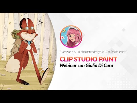 Webinar – Creazione di un character design in Clip Studio Paint con Giulia Di Cara