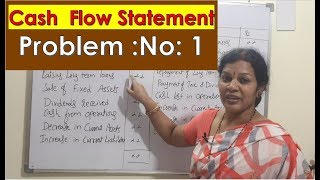 'Cash Flow Statement - Problem No: 1' - This Problem Will Give You Full Carity in CFS