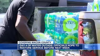 Macon County s hope to restore water before next week