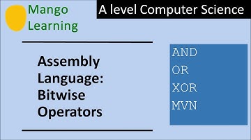 Assembly Language: Bitwise Operators