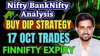 NIFTY PREDICTION FOR TOMORROW & BANKNIFTY ANALYSIS FOR 17 OCT 2023 | MARKET ANALYSIS FOR TOMORROW