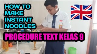 Contoh teks prosedur ( MAPEL B. INDONESIA) #cara membuat nasi goreng ala anak kost