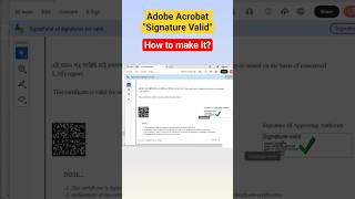Make Adobe Acrobat Digital Signature Valid or Varify in Windows 11. #windows11