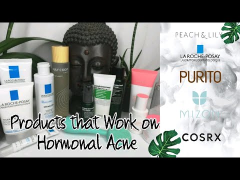SKINCARE FOR HORMONAL ACNE +PRODUCT REVIEW (Peach & Lily, La Roche-Posay, MAYCOOP, Kate Som... etc.)