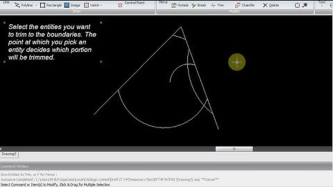Draft it - micro lesson Trim