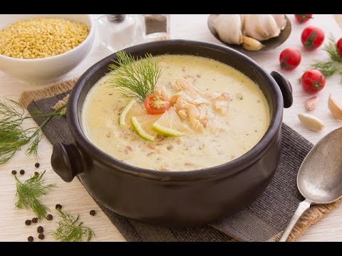 شوربة لسان عصفور بالكريمة والدجاج
