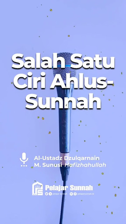 Salah satu ciri ahlus sunnah #shorts