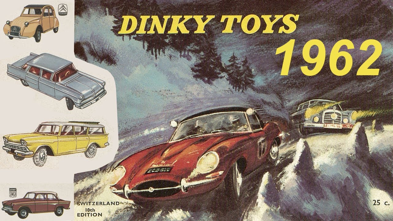 Dinky toys Diecast Catalog 1962 #model #vintage #presentation