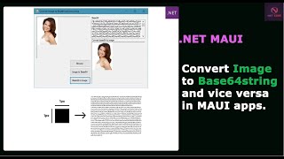 .NET Maui Apps | How to convert Image to Base64string and from Base64string to image in MAUI apps.