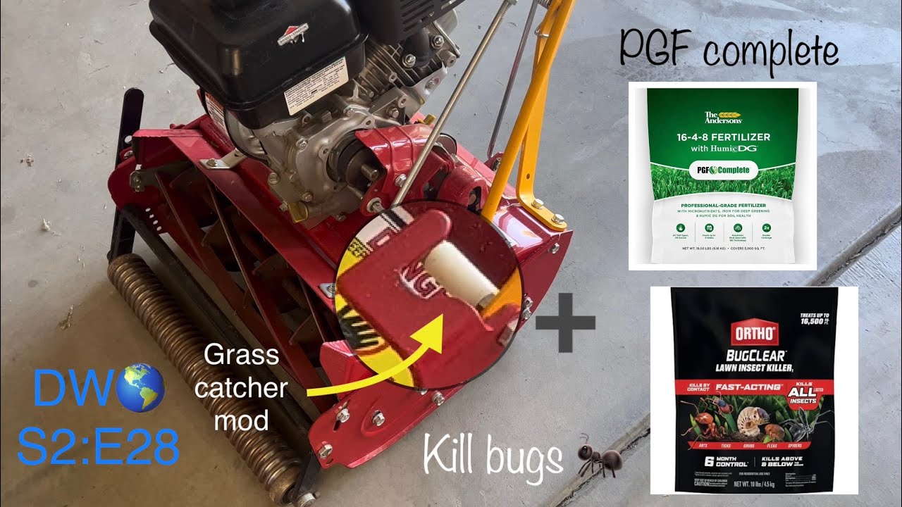 Ortho BugClear & PGF Complete application. Mclane Reel Mower Grass