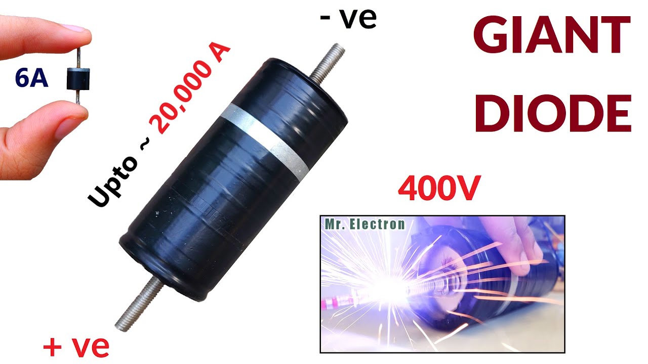 20 000 ampres   Crez une diode gante de 400 V 300 A avec des ampres de crte de 20 KA