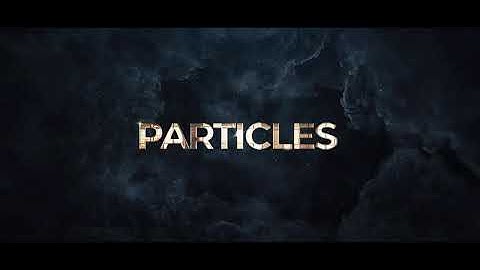 Cinematic Gold Particles Logo Reveal  for After Effects  2019