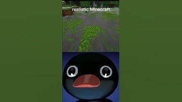 Realistic graphic in Minecraft (Noot Nooot meme) #minecraft #short #ytshort #