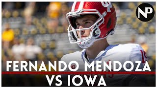 Indiana vs Iowa | Fernando Mendoza NFL Draft Film