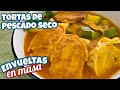 TORTAS DE PESCADO SECO ENVUELTAS EN MASA ESTILO ORIENTE DE EL SALVADOR