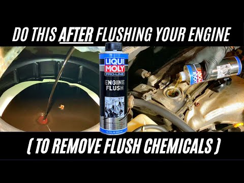 The Correct Way to Flush Your Engine - Leaves No Residue