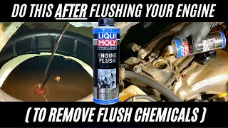 The Correct Way to Flush Your Engine  Leaves No Residue
