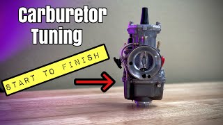 HOW TO TUNE A CARB / CARBURETOR (step by step guided)