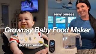 Celebrity Homemade Baby Food Made EASY? Testing the Grownsy Baby Food Maker Profile