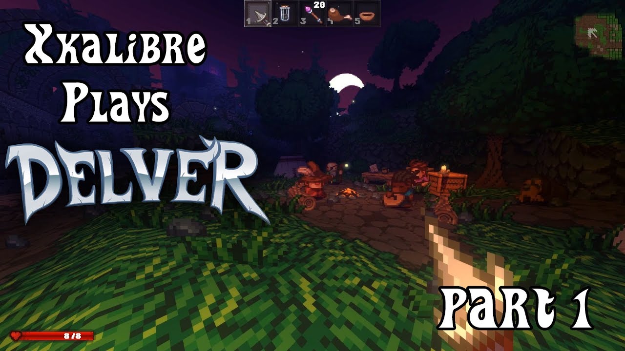 Delver Let's Play Part 1 - Setting Out - Walkthrough With Commentary