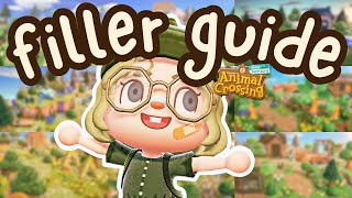 Ultimate FILLER GUIDE | items to use, tips & process | Animal Crossing: New Horizons