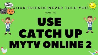 Easy Access To Using Catch Up MyTVOnline 2 On Your Formuler Z8 screenshot 2
