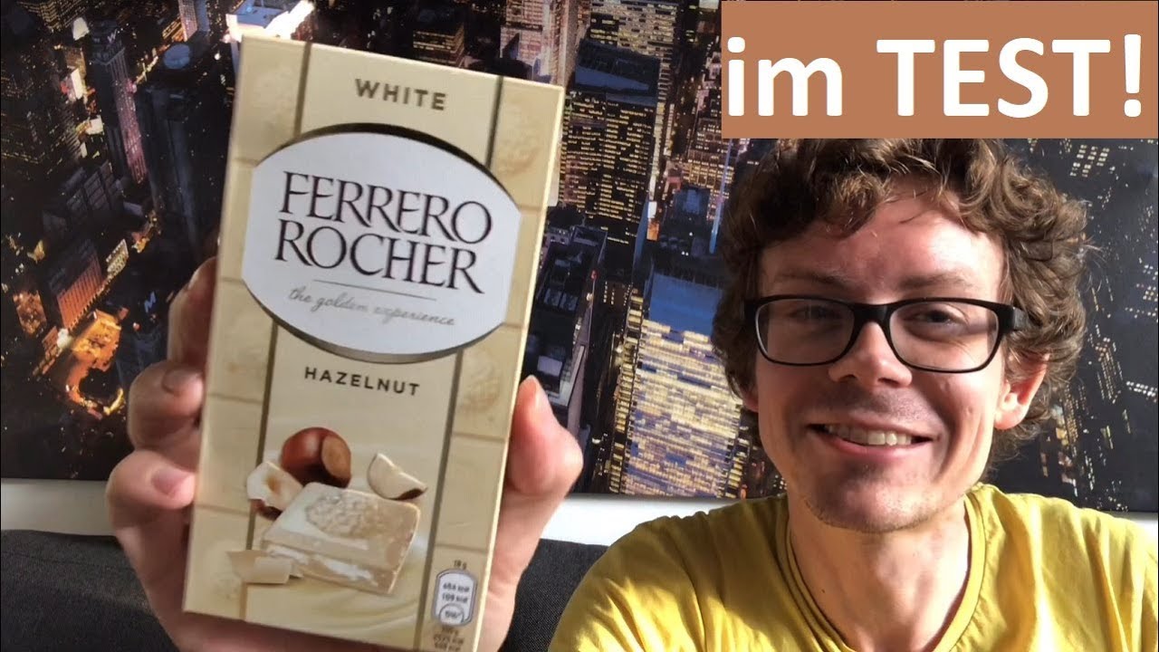 Weisse Ferrero Rocher Schokolade Mit Haselnuss Im Test So
