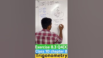😱🔥Ex 8.3 Q4(x) trigonometry chapter 8class10 #shorts  #trigonometry  #ncertsolutions  #cbseclass10