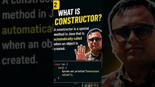 What is a Constructor in Java? 🤯 Explained in hindi #java #javatutorial #oop #javainhindi #shorts