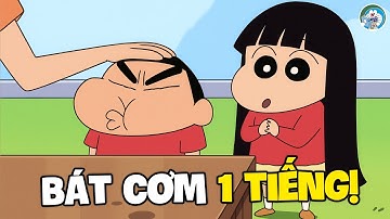 Siêu Tổng Hợp Shin 1 Tiếng - Thử Thách Cấm Cười Khi Ăn | Shin Tập Mới Để Ăn Cơm |Shin Cậu Bé Bút Chì