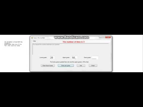 C# Winform Tutorial: Trap Numbers Game