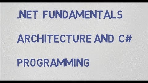 .Net Fundamentals