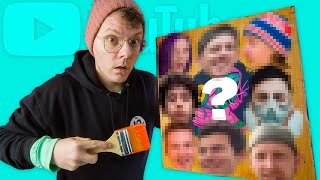 Collabing with a Ton of YOUTUBERS on One Painting!