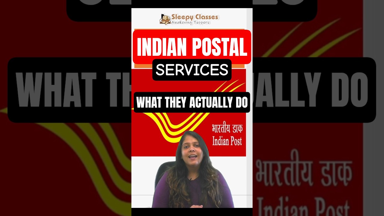 All about Indian Postal Services | UPSC CSE 2026 | UPSC Beginners Information | SleepyClasses IAS