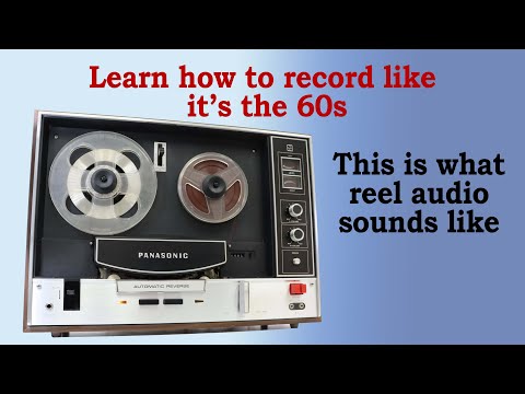 Recording with a Panasonic Reel To Reel Recorder | How To Record
