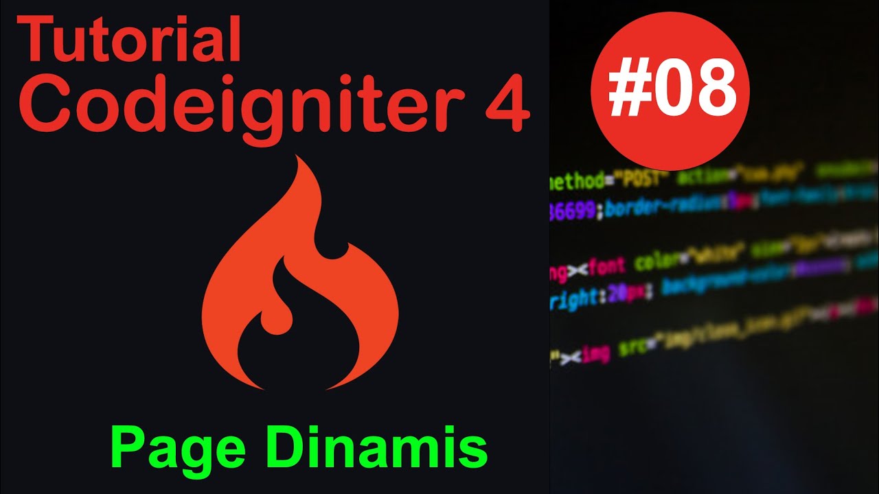 08 Belajar Codeigniter 4 Indonesia - Page Dinamis - YouTube
