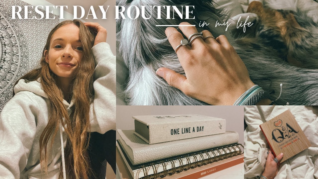 Reset Day Routine (self-care, journalling, healthy habits) - YouTube