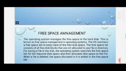 Directory implementation and free space management