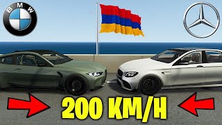 ԴԱՐԻ ՄԵՆԱՄԱՐՏ  BMW vs MERCEDES!😱 ԱՎԱՐԻԱ ԱՐԱԳՈՒԹՅԱՆ ՏԱԿ BeamNG Drivi Hayeren