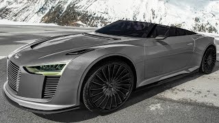 Audi e-tron Spyder - Wild Sports Car With Diesel Hybrid Drive