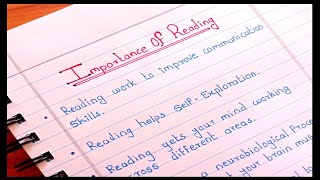 10 Lines essay On Importance of Reading in English | Benefits of Reading books 📚 📖