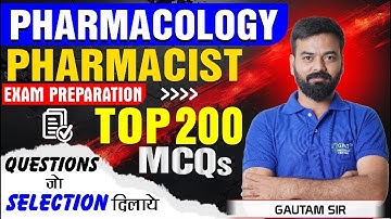 Top 200 Pharmacology MCQs for GPAT & Pharmacist Exam Preparation | Selection Guaranteed |